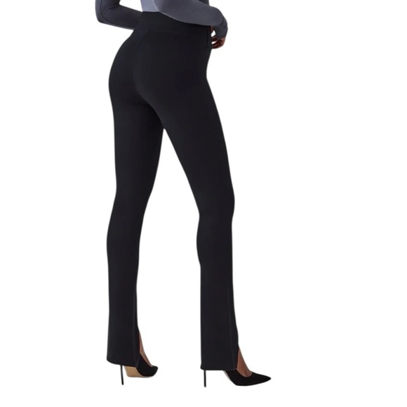 NWT  SPANX front slit black leggings - Picture 9 of 12